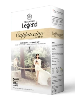 Вьетнамский растворимый Капучино "Кокосовые Сливки" Legend (12 стиков) 216 г