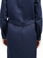 Халат женский Лигор (тк.Смесовая,210), т.синий/васильковый