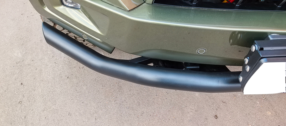 Бампер силовой передний/защита штатного бампера TANK 400 c защитой радиатора (устанавливается только с площадкой RIFT40-30000) РИФ