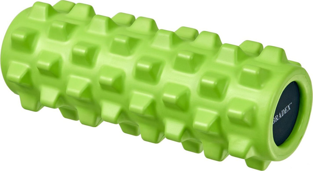 Валик для фитнеса массажный, зеленый