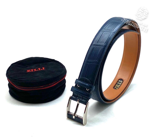 Ремень Zilli из кожи крокодила