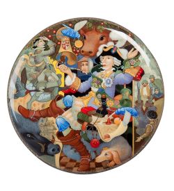 ШК-30/ 38 Шкатулка «Барон Мюнхгаузен» Кардова А.