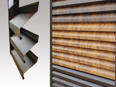 Боковая планка –жалюзи «Анжелика» 3м 30х65х30 (Print 0.4мм)