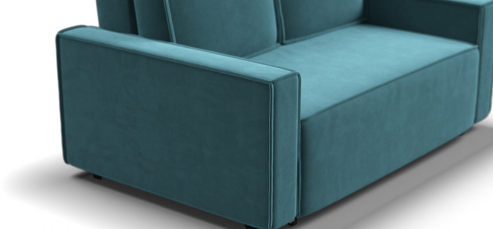 Диван Норд двухместный Велюр Монолит зеленый