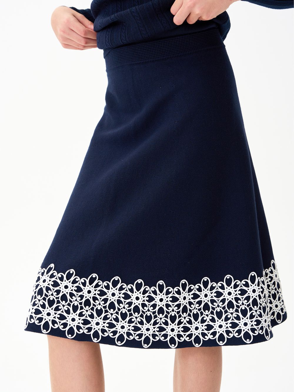 Юбка для девочки 1203 синий