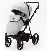 Детская коляска Adamex Quantum 2 в 1 Q-TK10 (СВ.СЕРЫЙ)