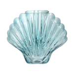 Ваза для цветов seashell, 20 см, голубая