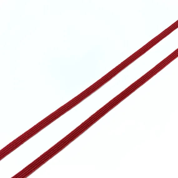 Резинка отделочная темно-красная 4 мм (цв. 101), K-195/4