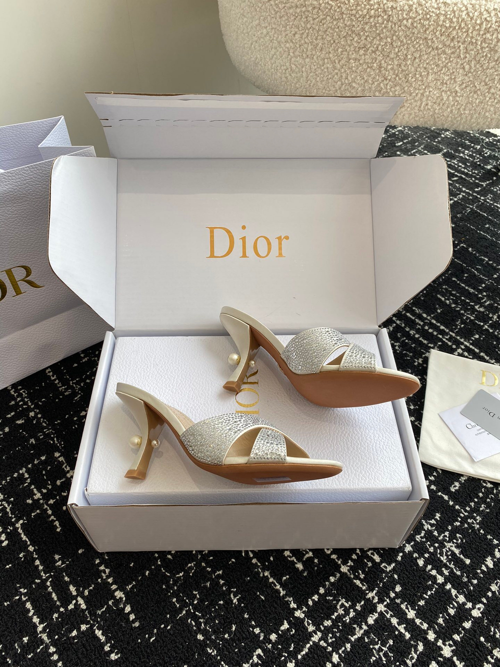 Christian Dior Tribales Heeled Slide (6 colors)
