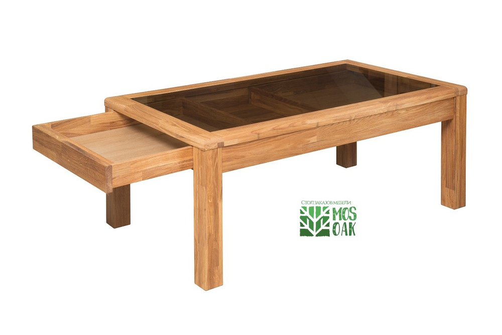Стол журнальный из массива дуба Parma