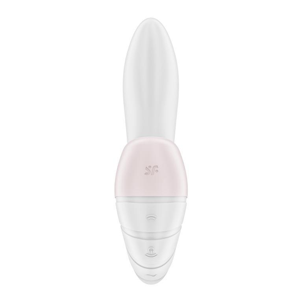 Вибратор с вакуумным стимулятором Satisfyer Supernova, белый