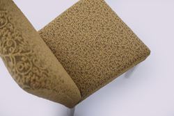 Чехол на стул без оборки Жаккард, цвет Медовый, Набор 2 шт.