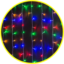 Гирлянда Navigator 93 710 NGF-C02-04 (занавес водопад RGBY 396 2.1*1.4м IP20 TR)