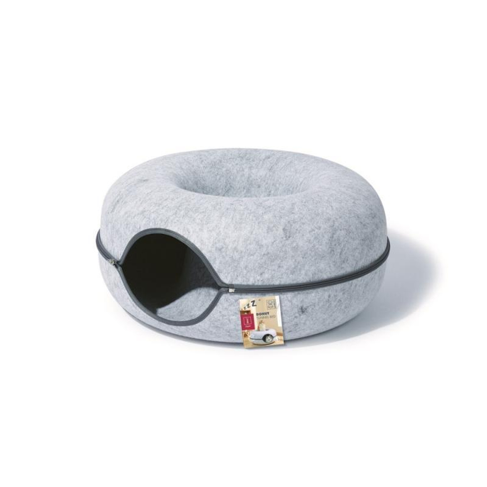 Лежанка-Тоннель Донат М, серая M-PETS 60*60*28