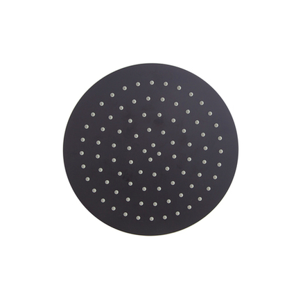 Лейка тропического душа круглая нерж. сталь RM300NM чёрная