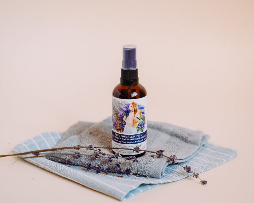 ГЕЛЬ ДЛЯ ТЕЛА "АЛОЭ ВЕРА + ТАСМАНСКИЙ ПЕРЕЦ" 100 мл (Краснополянская косметика)