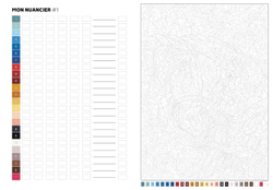 Hachette раскраска по номерам Coloriages mystères Disney - Chevaux, 112 стр.