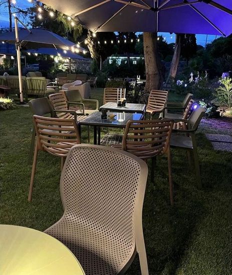 Стул Doga Bistrot пластиковый капучино Nardi Италия