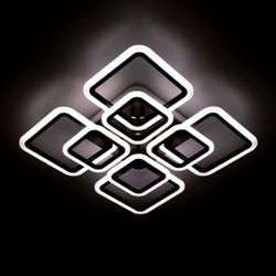 Citilux Марсель Смарт CL232A185E RGB Умная люстра Чёрная