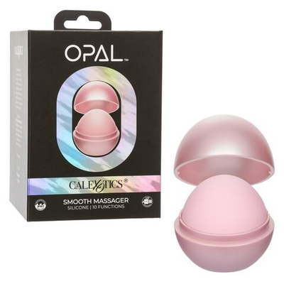 Розовый вибромассажер Opal Smooth Massager (Цвет: розовый)
