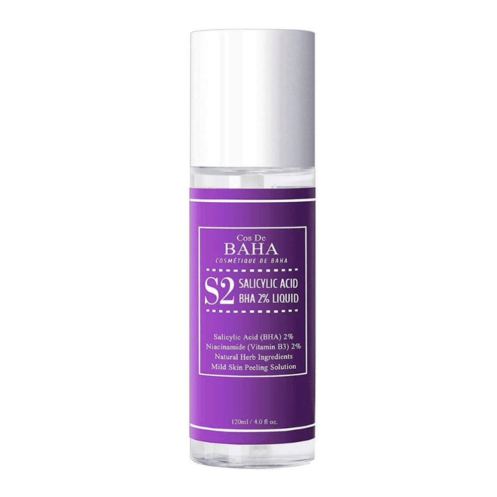 Тоник для лечения акне и сужения пор Cos De Baha Salicylic Acid BHA 2% Liquid