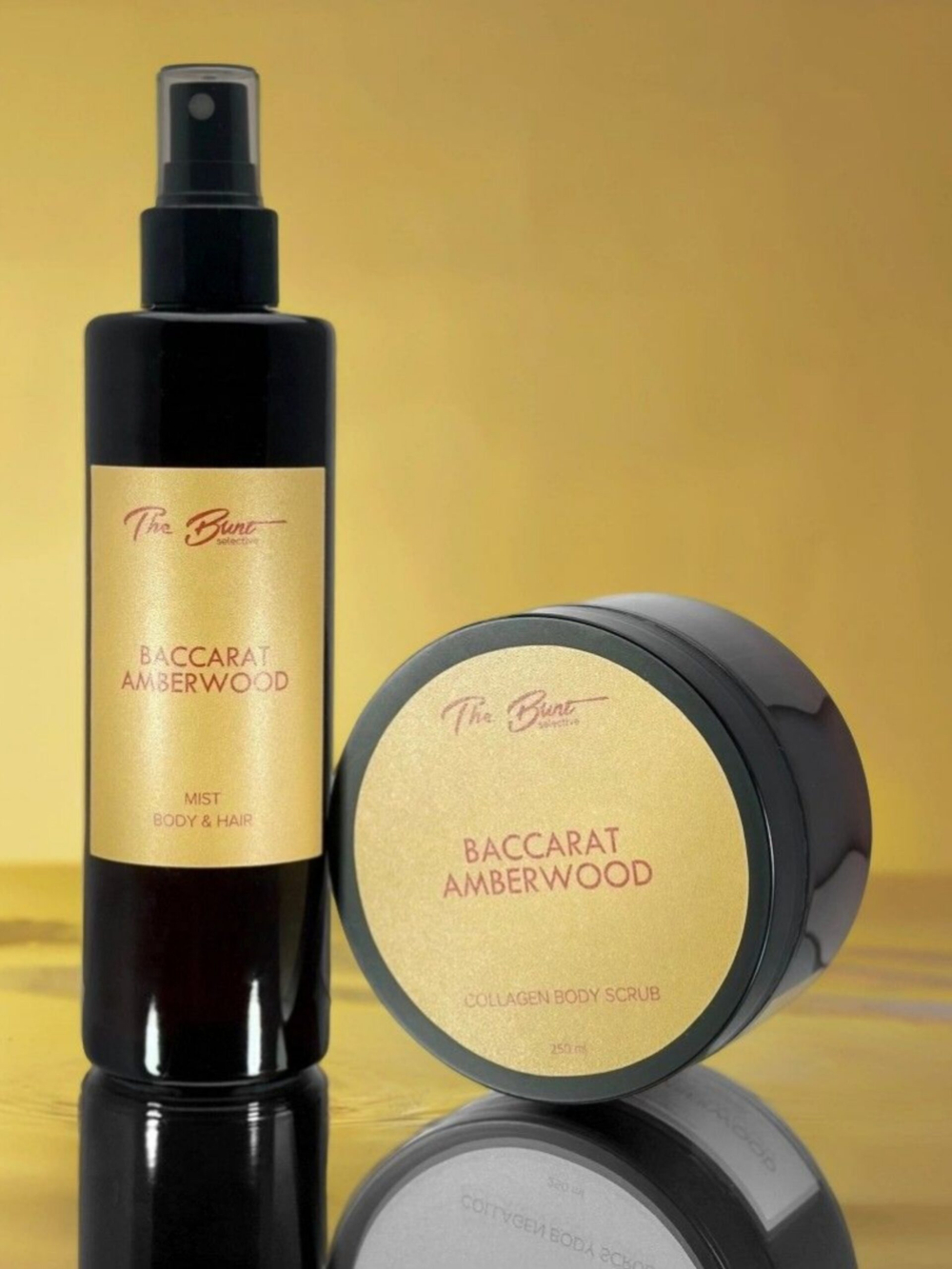 Коллагеновый гелевый скраб для тела Baccarat Amberwood (бунт, Баккарат), ТМ BUNT