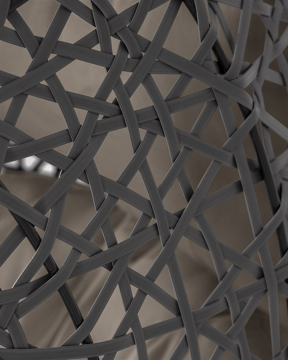 Подвесное кресло Florina темно-серое