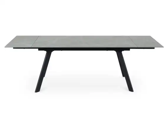 Раскладной стол Bronte, 160-240х90 см, серая керамика