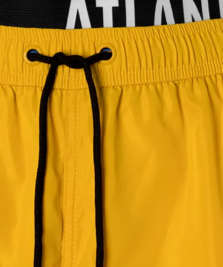 Пляжные шорты мужские Atlantic KMB-200, желтые