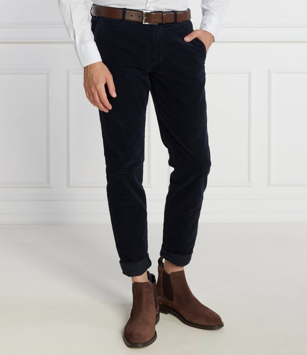 Чиносы BLEECKER CHINO CORDUROY GMD Tommy Hilfiger - темно-синий(MW0MW33372)