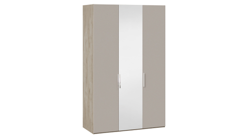 Шкаф комбинированный с 2 глухими и 1 зеркальной дверями правый «Эмбер»