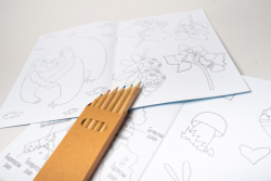 Раскраска с карандашами «Раскрась Карелию»