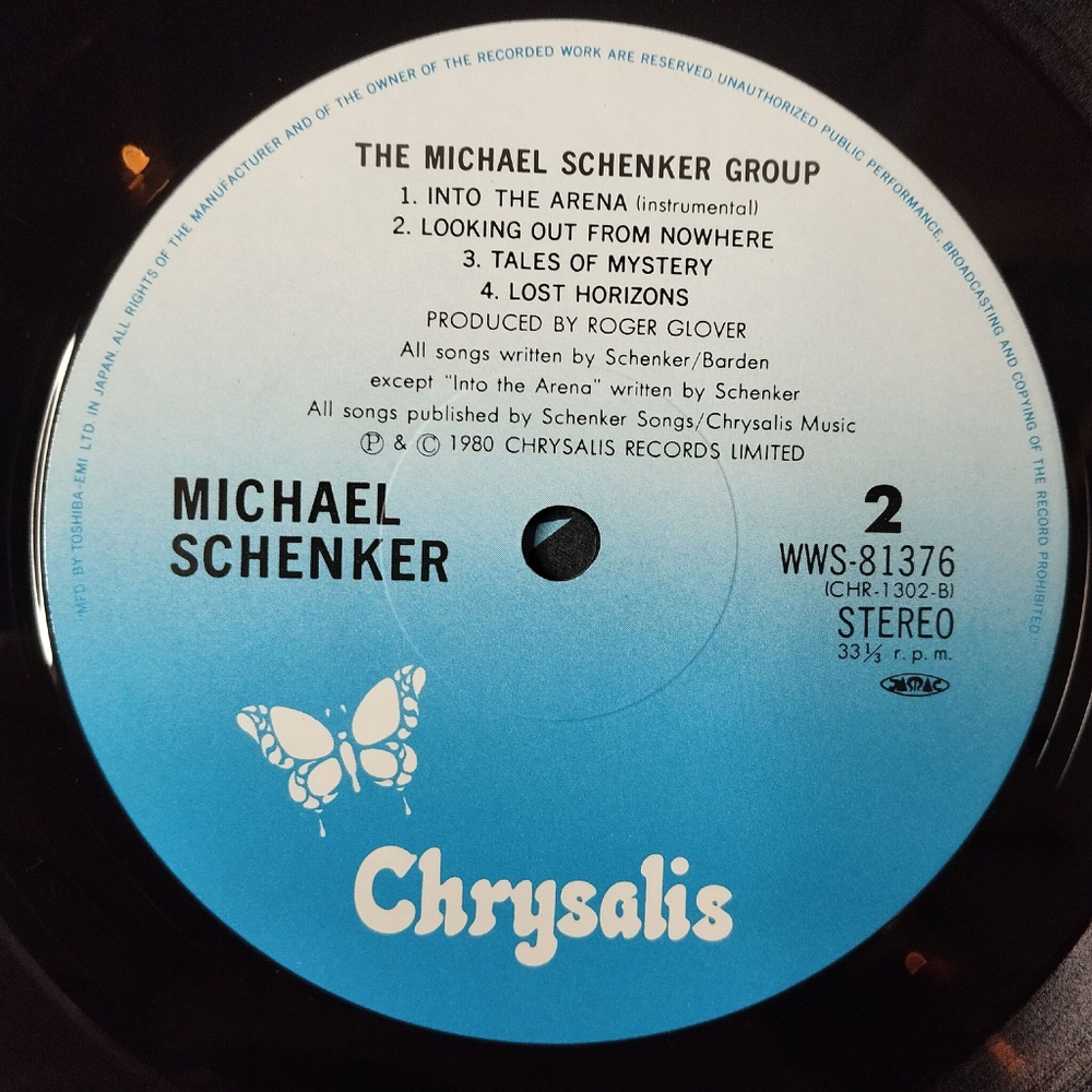 Винтажная виниловая пластинка LP The Michael Schenker Group (Japan 1980) (Obi) Tales Of Mystery