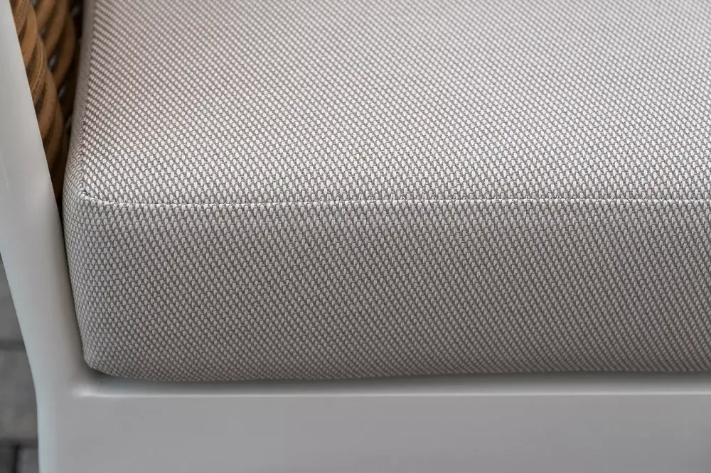 "Тоскана" лаунж-зона из искусственного ротанга, цвет соломенный