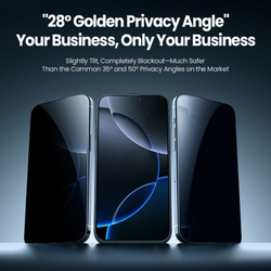 Защитное стекло Nillkin Guardian Full Антишпион для iPhone 16 Pro