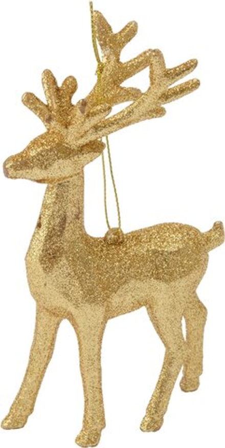 Украшение фигурное Олень 15,5х10х6см золото, акрил, SYYKLC-1924343