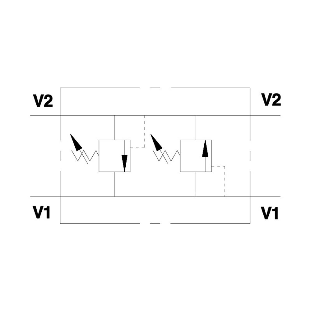 Клапан VAU 1/2"  (80 - 300 bar)