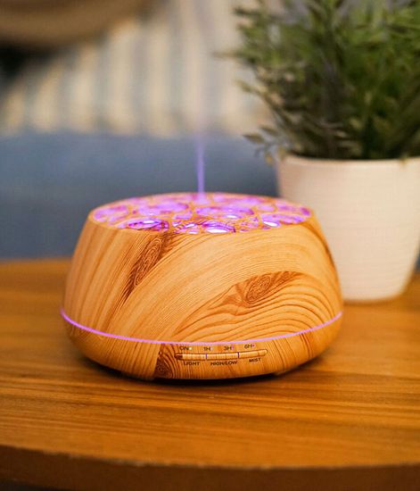 Ультразвуковой аромадиффузор-Bluetooth колонка Plato Milk Oak, Sens