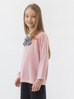 Джемпер бледно-розовый для девочки арт. АТ824-1