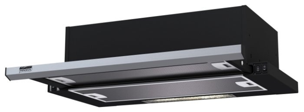 KRONAsteel Kamilla slim 600 black/inox (2 мотора)