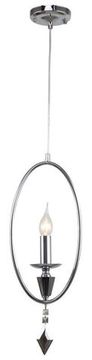 Светильник подвесной 1*Е14 1053/09/01P хром Grace Stilfort