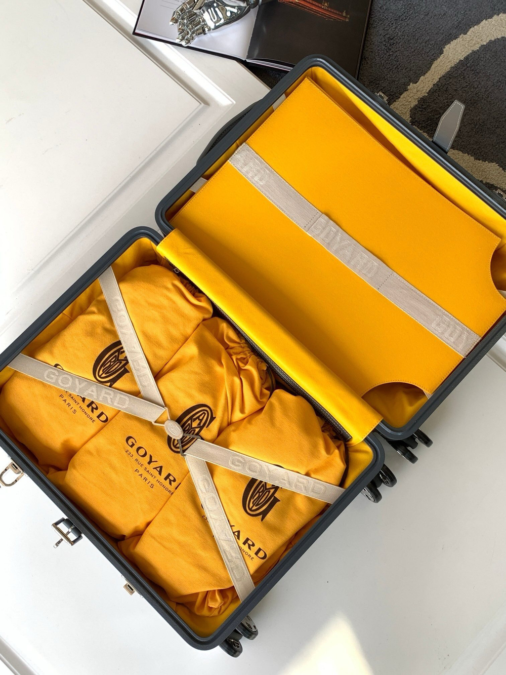 Goyard Bourget PM Trolley Case
