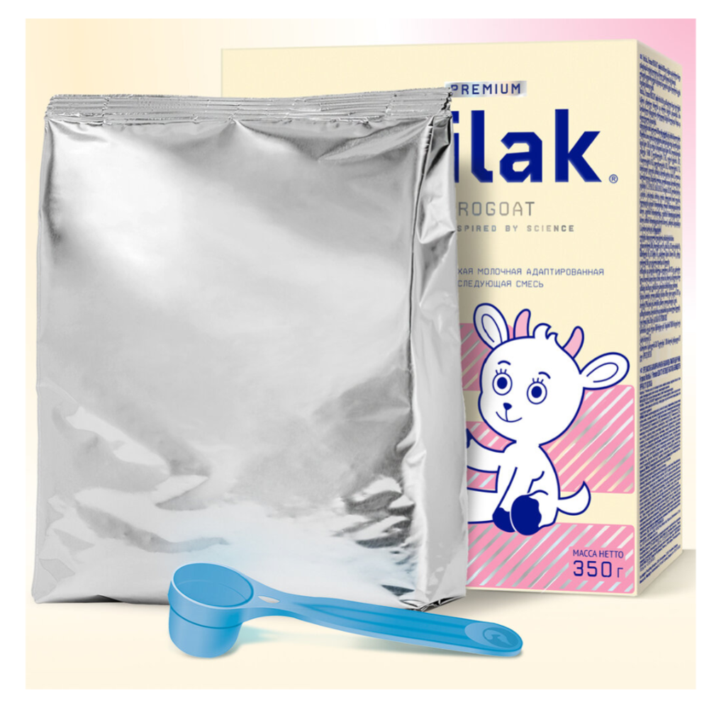 Nutrilak 2 Premium на козьем молоке смесь мол. сухая адапт. последующ. 350