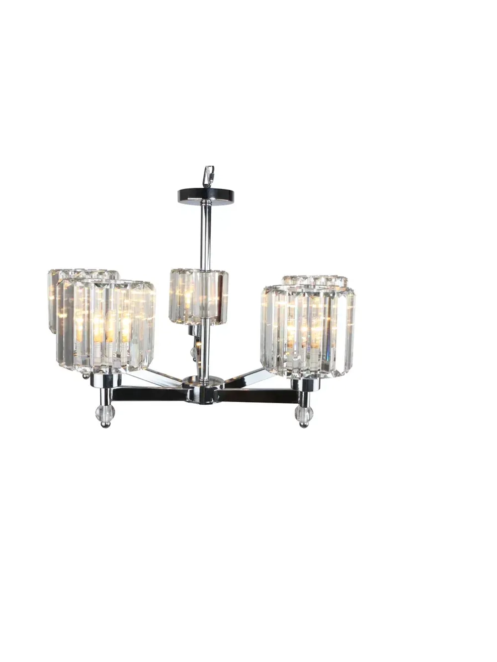 Потолочная люстра 5*E27*60Вт хром