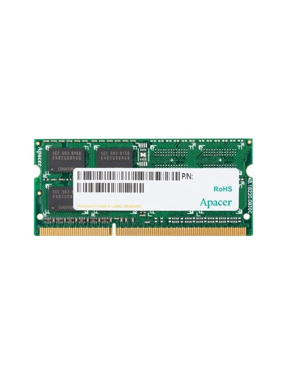 Apacer DDR3 4GB 1600MHz SO-DIMM (PC3-12800) CL11 1.5V (Retail) 512*8 3 years (AS04GFA60CATBGC/DS.04G2K.KAM)