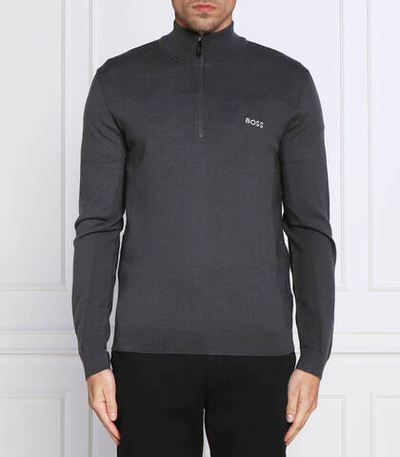 Хлопковый свитер zomat BOSS GREEN - графитовый(50482632)