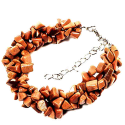 Браслет "Галактика" авантюрин коричневый