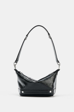 ZARA МНОГОФУНКЦИОНАЛЬНАЯ СУМКА ЧЕРЕЗ ПЛЕЧО, ЧЕРНЫЙ