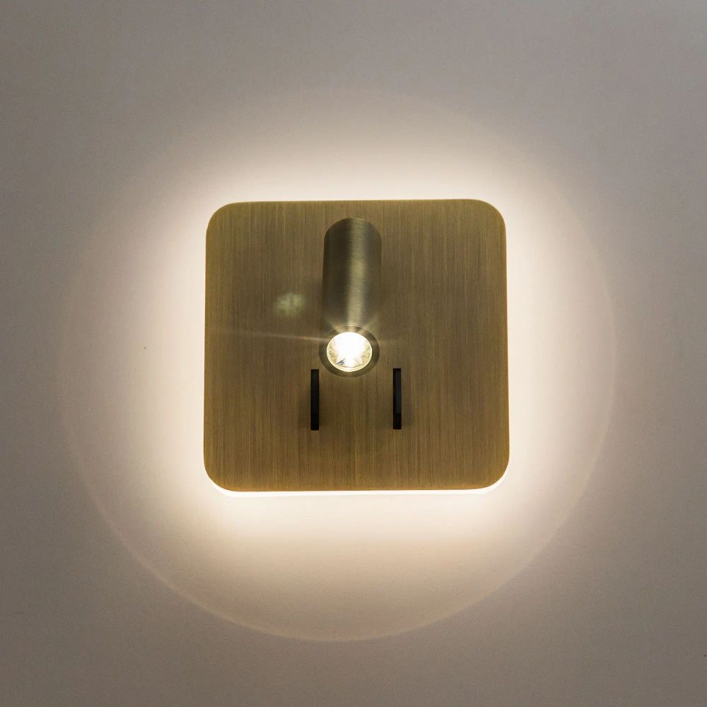 Citilux Декарт CL704423 LED Бра с выключателем Бронза