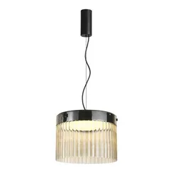 5047/24L L-VISION ODL24 000 черный/светл.янтарный/металл/стекло Подвес LED 24W 4000К 2715Лм PILLARI